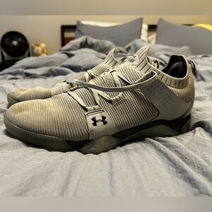 Under Armour Light Gray Golf Spikes